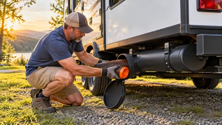 RV Sewer Hose Storage: Tubes, Bumpers, Totes, and Fit Checks